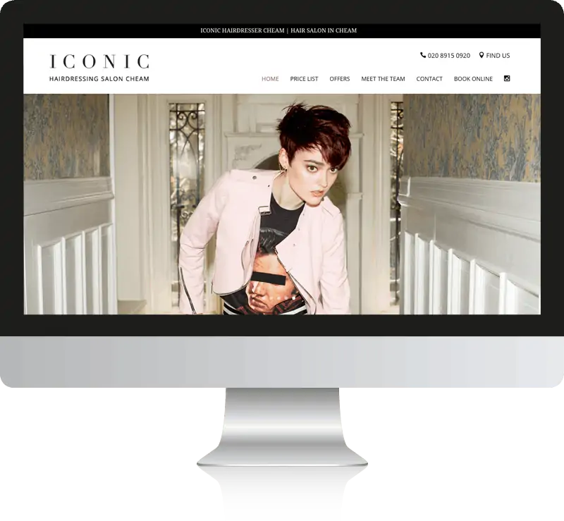 Leatherhead Hair Salon Web Design