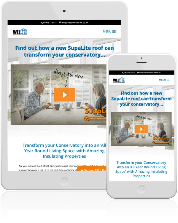 Wellite Conservatory Web Design