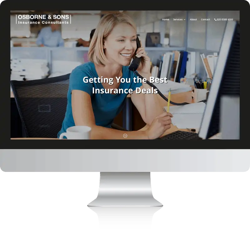 Osborne and Sons Insurance Web Design