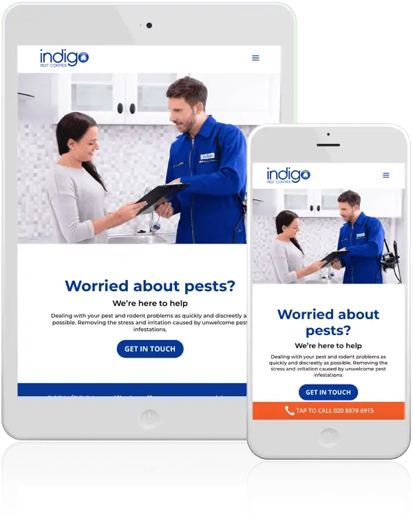 pest control web design